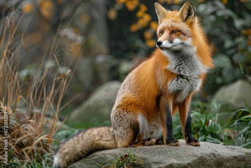 Red Fox in Natural Habitat