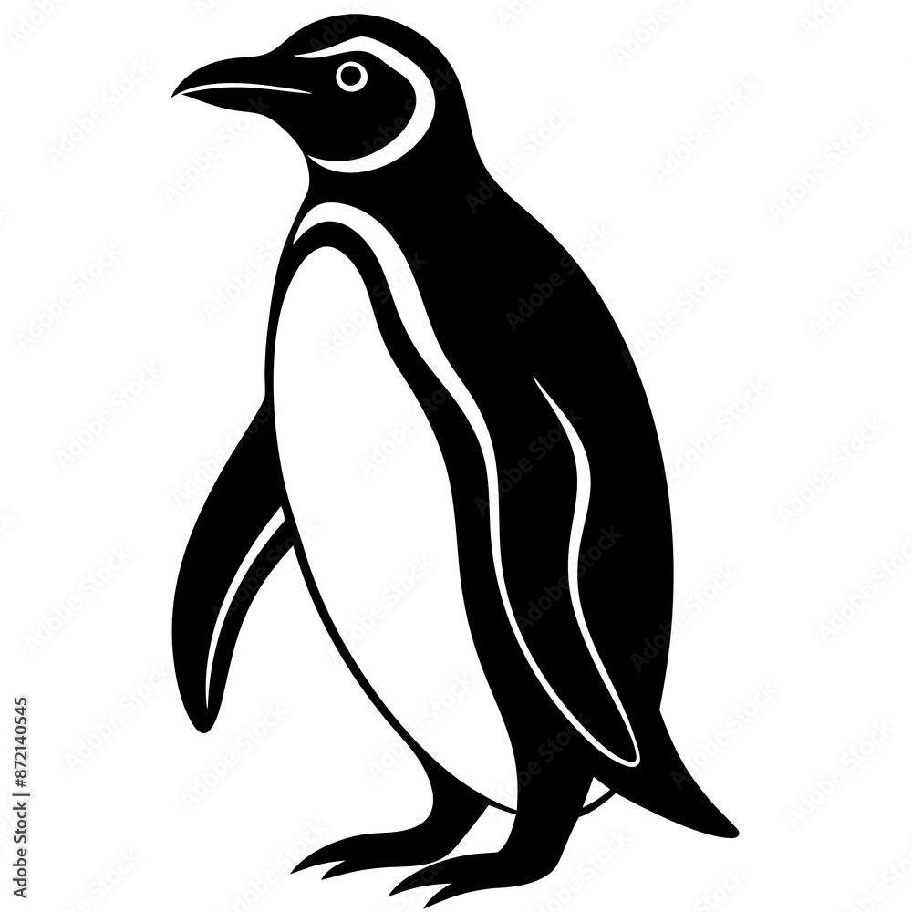 Obraz premium penguin vector illustration