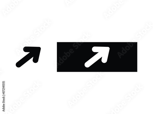 line arrow up.growthchart sing