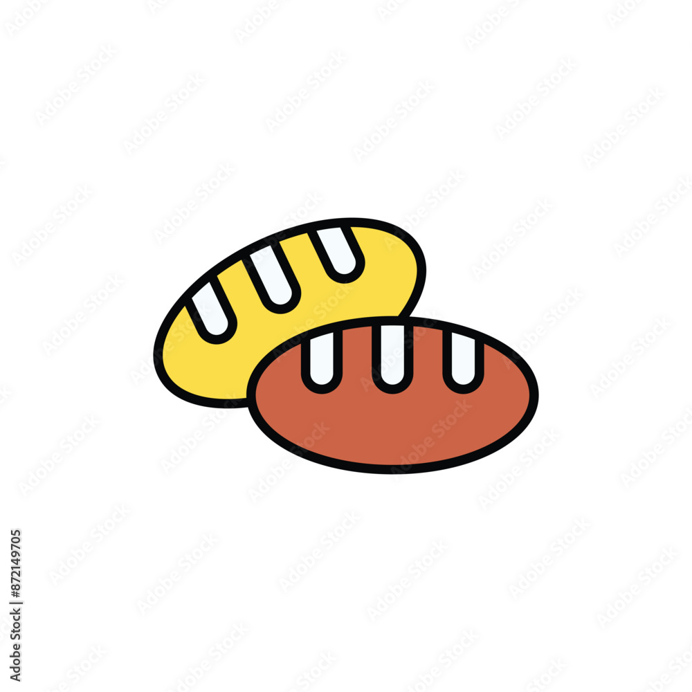 Bakery icon design with white background stock illustration Bakery icon design with white background stock illustration
