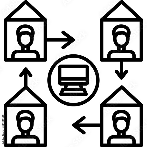 Remote Job Icon