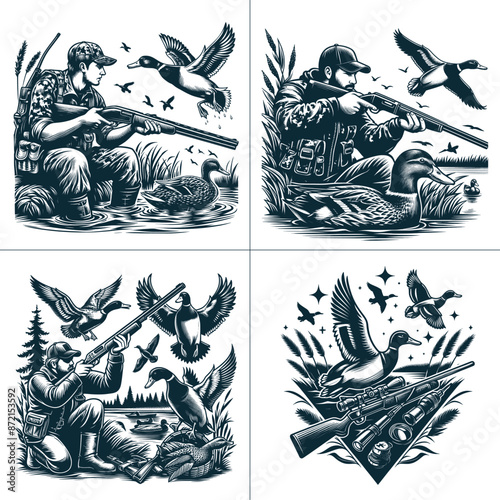 Duck Hunting Svg , Duck Hunter svg, Hunting Season svg, Duck Hunting svg, Hunting Cut File, Duck svg, Duck Hunting Clipart