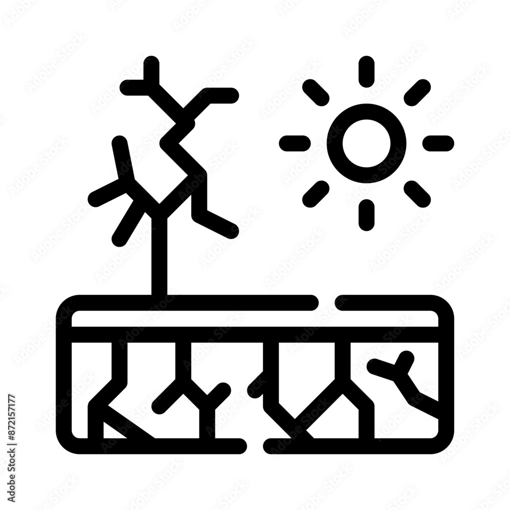 dry line icon dry line icon
