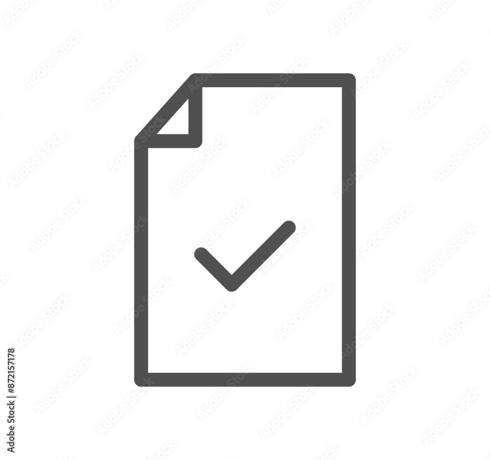 Approve related icon outline and linear vector.
Approve related icon outline and linear vector.
