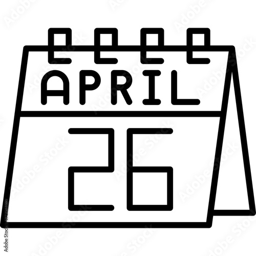 April 26 Icon