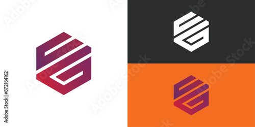 icon sheat for your company of hexagon