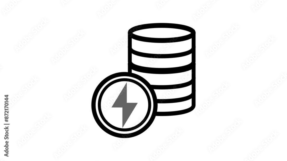 Battery charging icon,on a white background.. Battery charging icon,on a white background..
