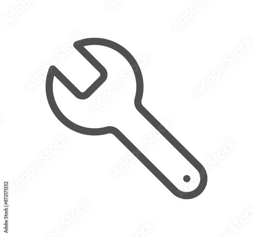 Setting and controls related icon outline and linear vector.	
