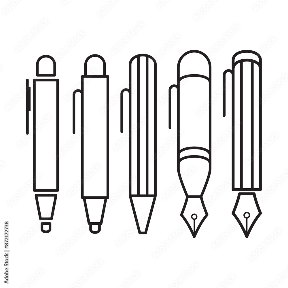 Pen Tool Icon Vector Illustration Flat Design Pen Tool Icon Vector Illustration Flat Design