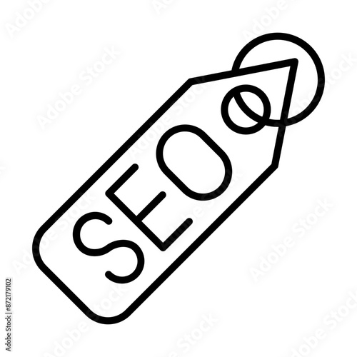 Seo Tag icon Design
