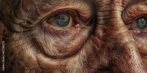 Close-up of an Elderly Person's Eye © YuDwi Studio