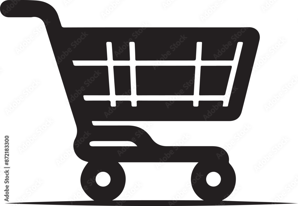 Shopping Cart silhouette vector illustration Shopping Cart silhouette vector illustration