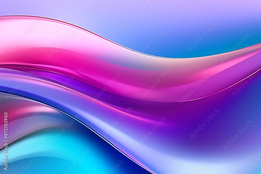 Abstract colorful wave background is made up of a fluid iridescent holographic neon Generative AI
Abstract colorful wave background is made up of a fluid iridescent holographic neon Generative AI