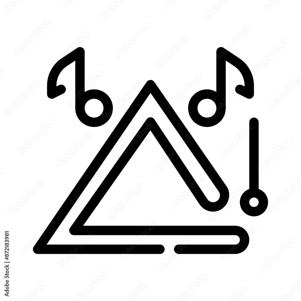 triangle line icon triangle line icon