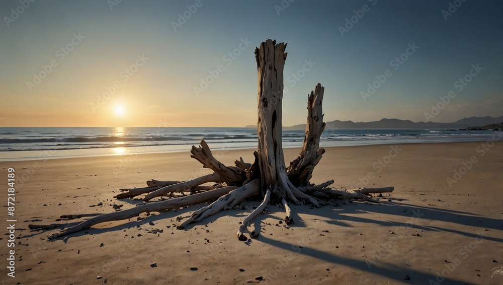 The nostalgia evoked by the scent of salt and driftwood on a coastal breeze ai_generated The nostalgia evoked by the scent of salt and driftwood on a coastal breeze ai_generated
