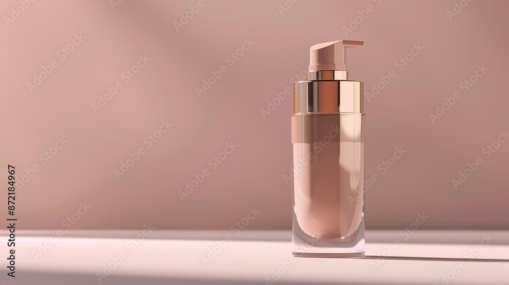 Foundation bottle with pump, luxury finish, natural skin effect, invisible makeup look Foundation bottle with pump, luxury finish, natural skin effect, invisible makeup look