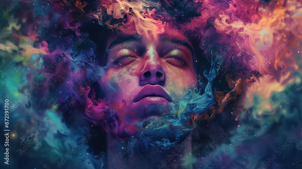 Psychedelic Dreamscape: A Surreal Portrait of the Imagination Psychedelic Dreamscape: A Surreal Portrait of the Imagination