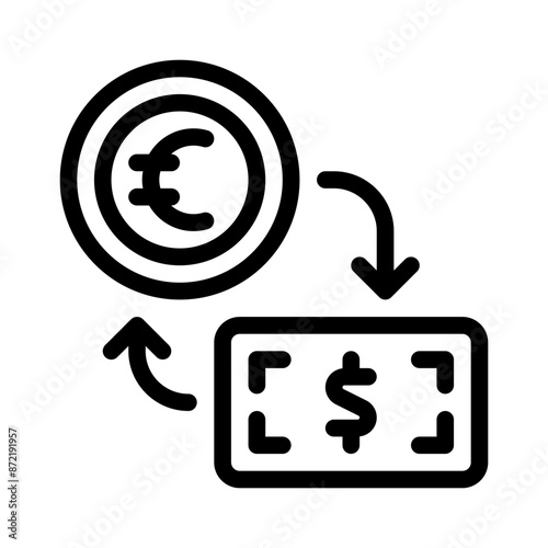 exchange line icon