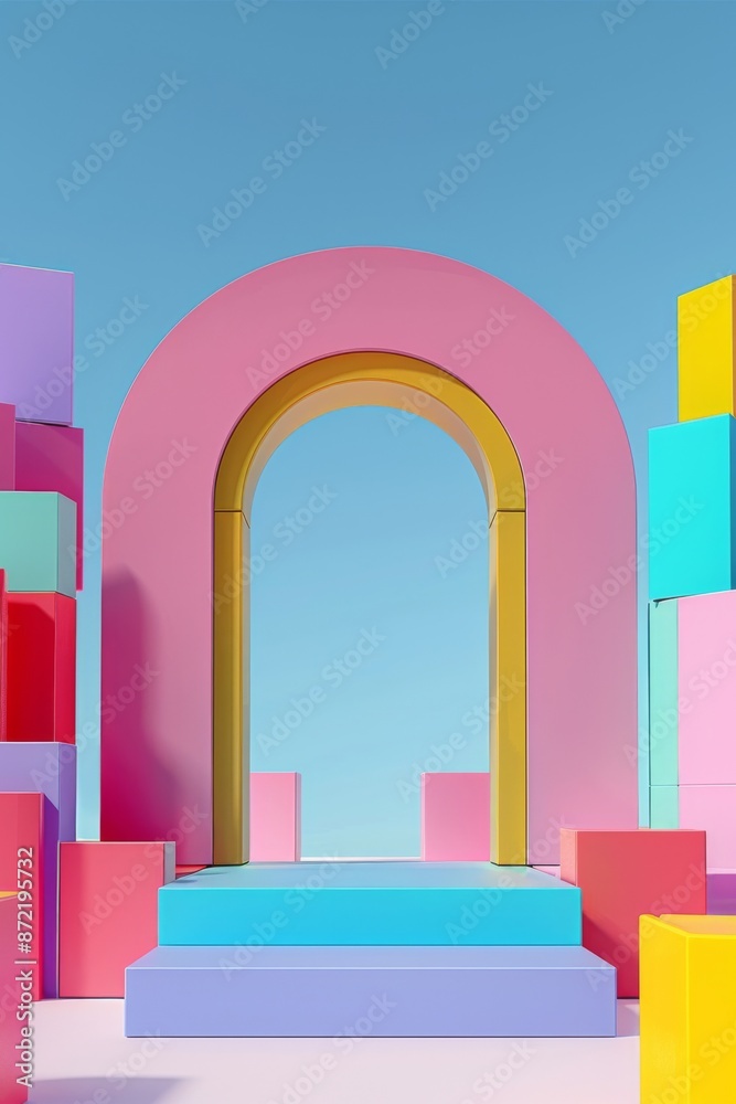 colorful arch colorful arch