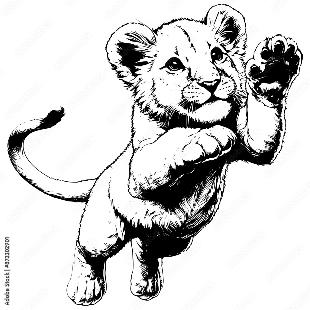 Baby Lion, Baby cub, Lion King, Lion, Cute Lion Svg, Baby Lion Png
