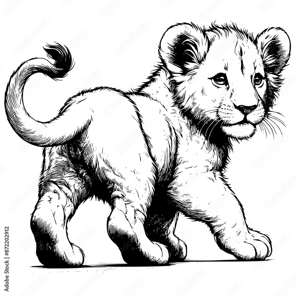 Baby Lion, Baby cub, Lion King, Lion, Cute Lion Svg, Baby Lion Png