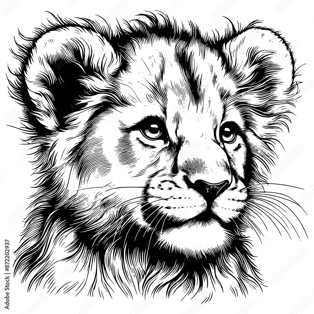 Baby Lion, Baby cub, Lion King, Lion, Cute Lion Svg, Baby Lion Png