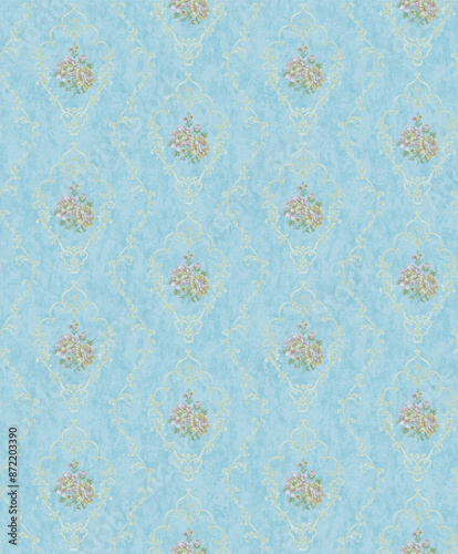 seamless pattern with flowers