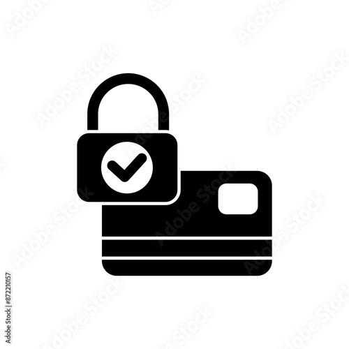 secure concept line icon. Simple element illustration. secure concept outline symbol design.