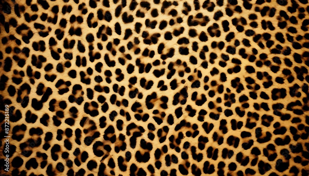 
Leopard animal background, fur texture real fluffy hair