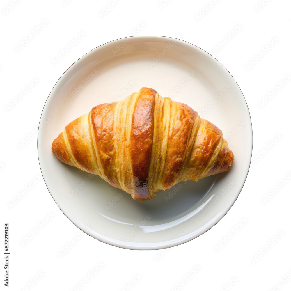 Croissant Isolated on transparent background Croissant Isolated on transparent background