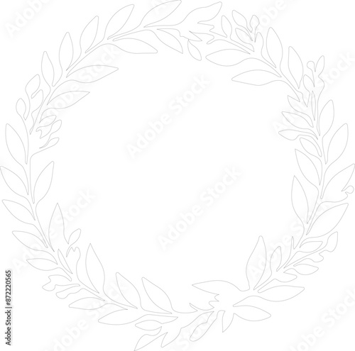 Wreath outline