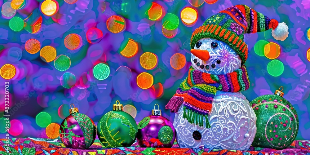 painting of holiday snowman painting of holiday snowman