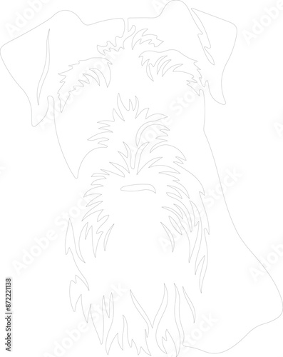 Airedale Terrier outline