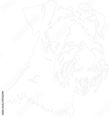 Airedale Terrier outline