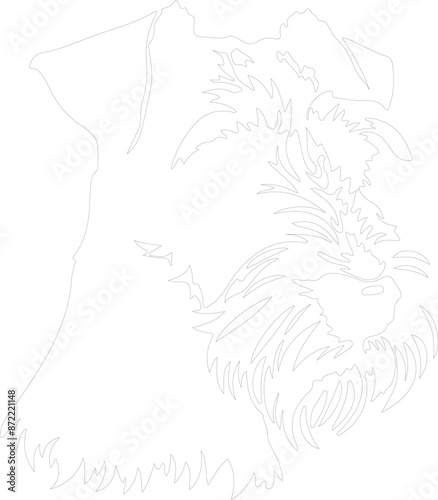 Airedale Terrier outline