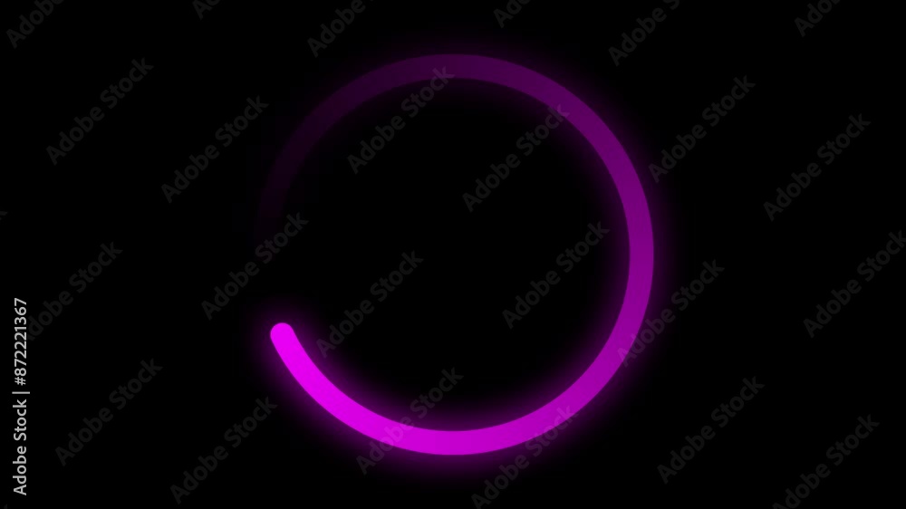 Loading animation with bright pink Loading animation with bright pink