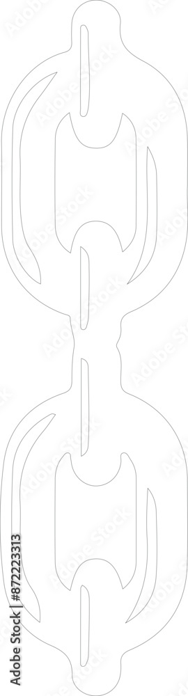 Chain icon outline Chain icon outline