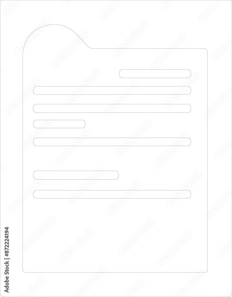 Document icon outline Document icon outline