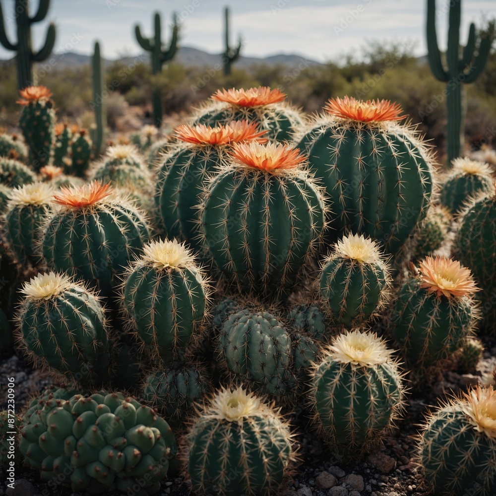 Thorny Guardian: A Tall Cactus in a Barren Landscape
Thorny Guardian: A Tall Cactus in a Barren Landscape