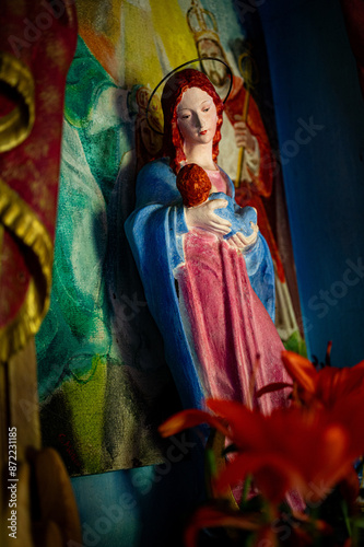 Maria und Christuskind in der Kirche. Glaube. Christentum   © fuchs mit foto