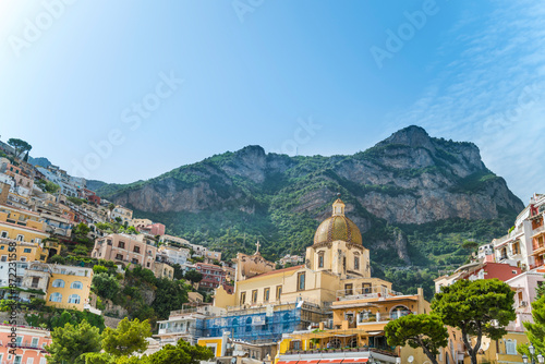 Church Santa Maria Assunta in Positano, Amalfi Coast, Italy.