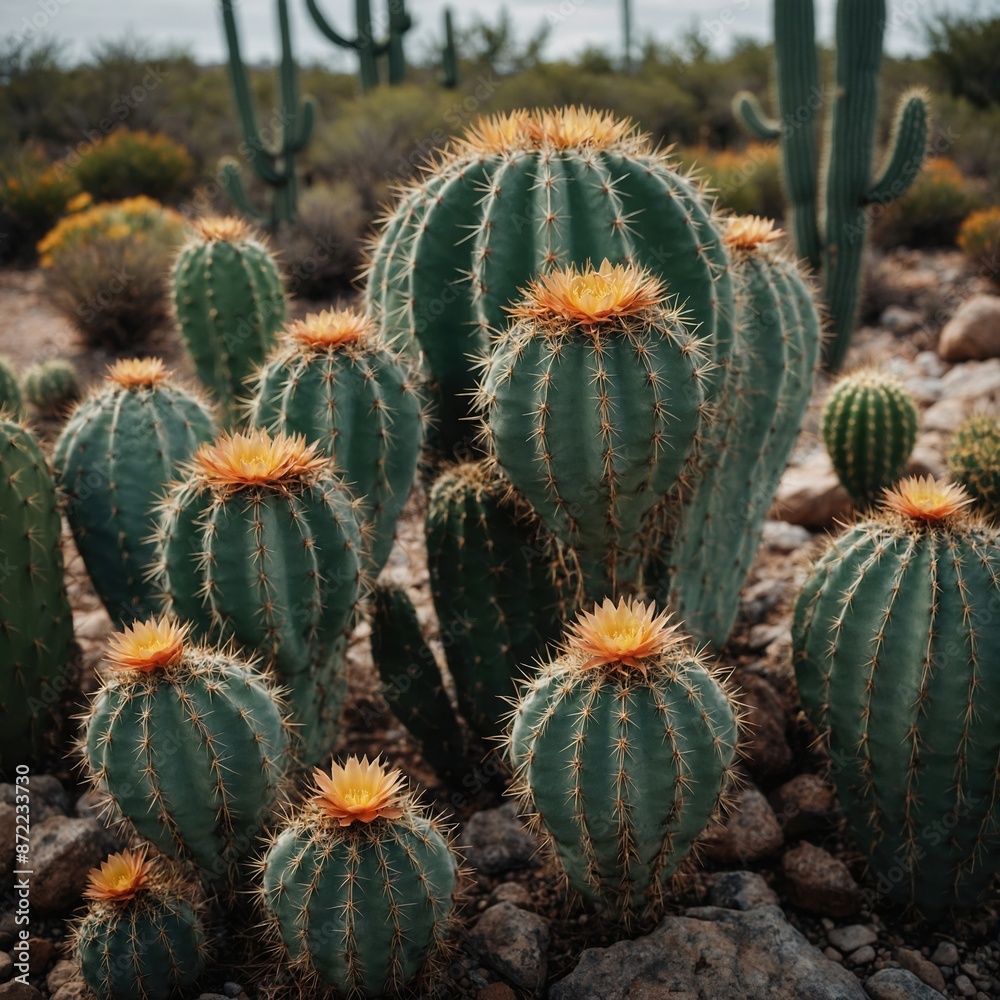 Nature's Masterpiece: The Vibrant Blooms of a Desert Cactus
Nature's Masterpiece: The Vibrant Blooms of a Desert Cactus