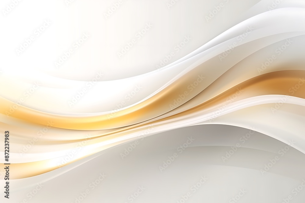Elegant white overlap brown shade background with line golden elements. Realistic luxury paper cut style 3d modern concept Elegant white overlap brown shade background with line golden elements. Realistic luxury paper cut style 3d modern concept
