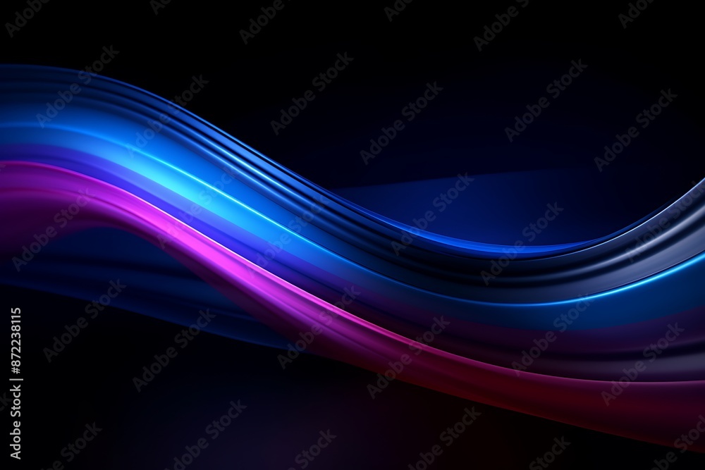 Black background wallpaper with neon wavy lines
Black background wallpaper with neon wavy lines