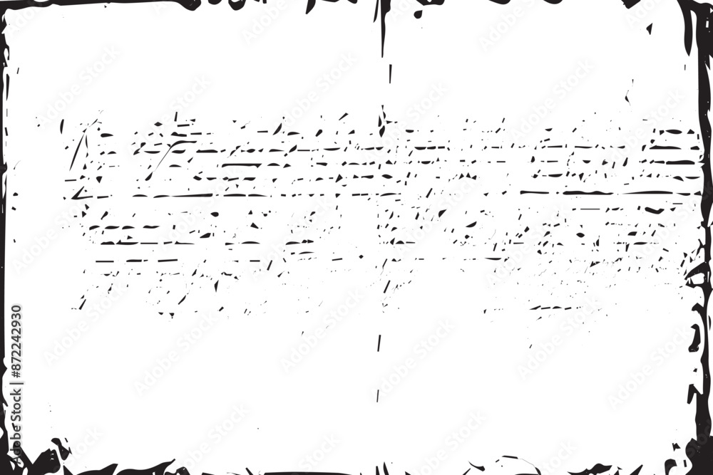 old black and white weathered manuscript damaged spot-page with white background old black and white weathered manuscript damaged spot-page with white background