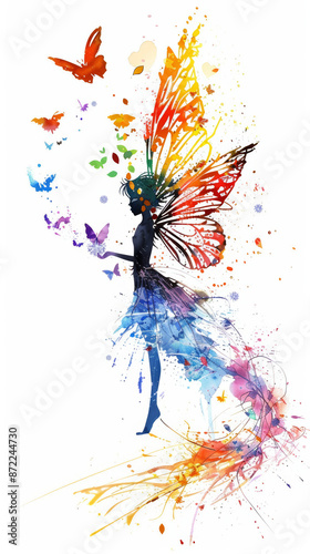 charming fairy drawing (5)-T