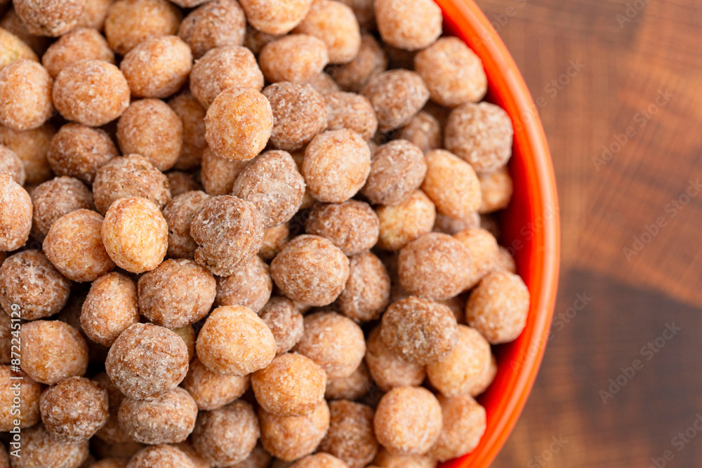 Chocolate Peanut Butter Flavored Breakfast Cereal Balls Chocolate Peanut Butter Flavored Breakfast Cereal Balls