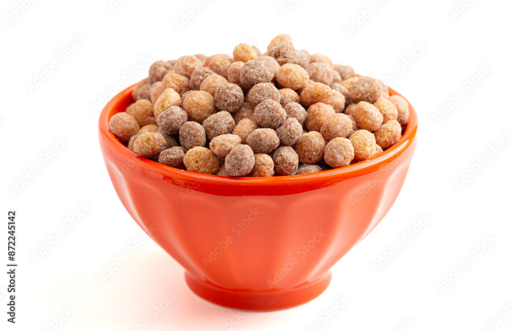 Chocolate Peanut Butter Flavored Breakfast Cereal Balls Chocolate Peanut Butter Flavored Breakfast Cereal Balls