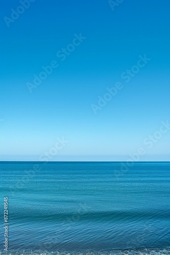 Featuring a beautiful blue sky background, vivid expansive