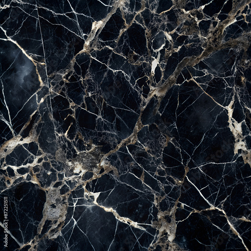 Black marble texture for your design. 